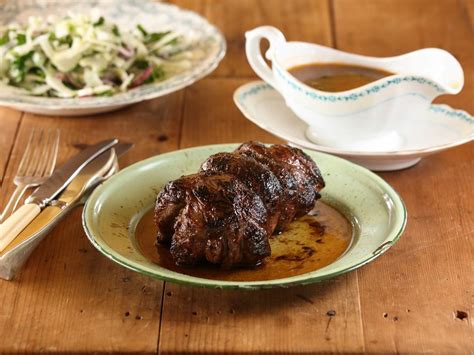 Roasted Kangaroo Shoulder with Game Sauce Recipe | Maggie Beer