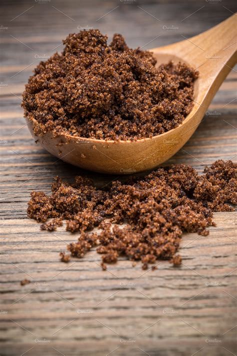 Dark muscovado sugar containing muscovado, sugar, and heap | High-Quality Food Images ~ Creative ...