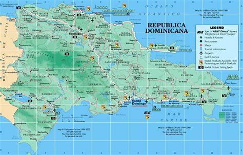 Mapa Rios De Republica Dominicana