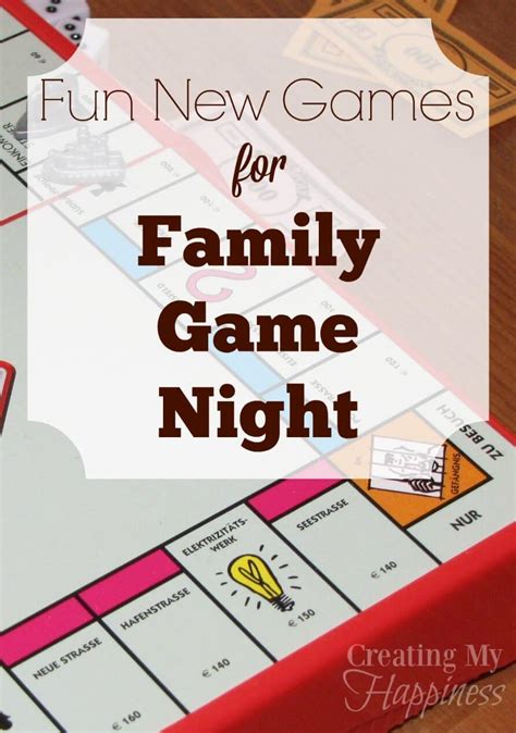 5 Fun New Games for Family Game Night