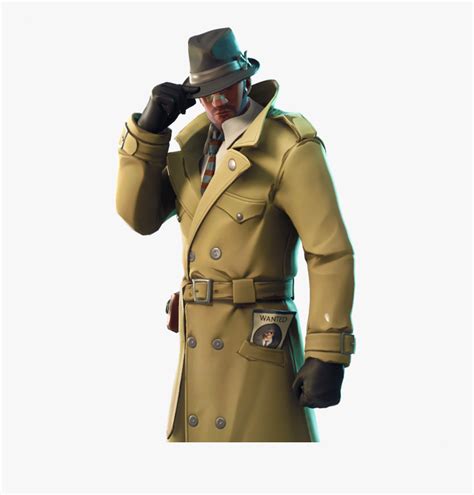 Fortnite Battle Royale Character Png - Skin Detective Fortnite Png , Free Transparent Clipart ...