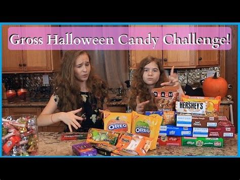 Gross Halloween Candy Challenge! - YouTube