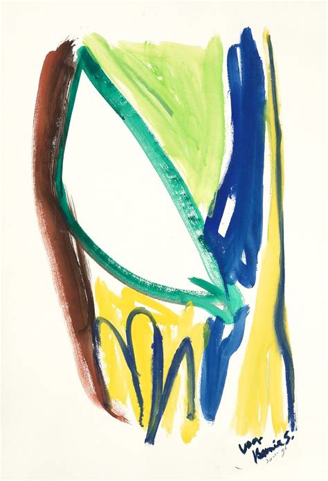 1996 - 'On Bernie', gouache no. 6.116, colorful watercolor… | Flickr