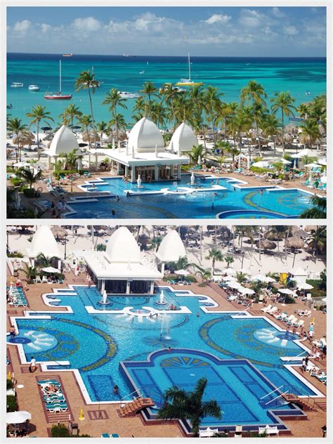 Aruba - Riu Palace all-inclusive resort, located on Palm Beach ...