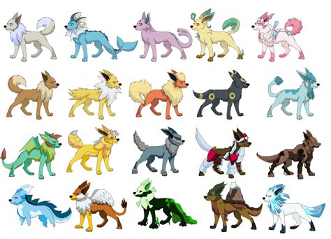 eevee evolutions | Shiny Eevee Evolutions Eevee evolutions by kitrei- | My Posts | Pinterest ...