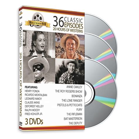 36 Classic Western TV 3 Disc DVDs, 20 Hours | Collections Etc.