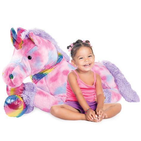 Buy Best Choice Products 52in Kids Extra Large Plush Unicorn, Life-Size Stuffed Animal Toy w ...