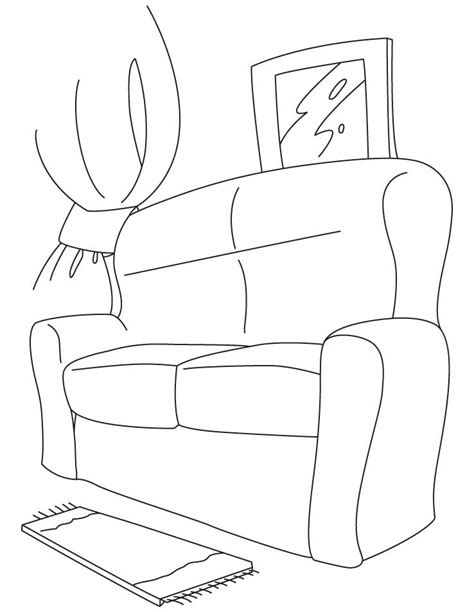 Furniture: Coloring Pages & Books - 100% FREE and printable!