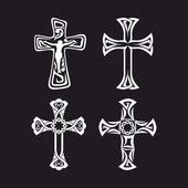 Set Crosses vector. various religious symbols — Stock Vector © alvaroc #3270850