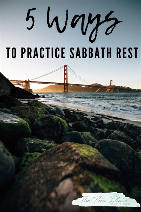 5 Unique Ways to Practice Sabbath Rest | Christian blog post, Spiritual ...