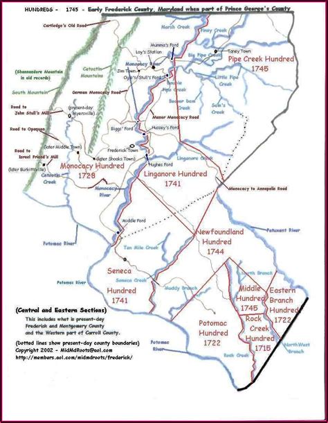 Historic Maps Of Frederick County Maryland - map : Resume Examples # ...