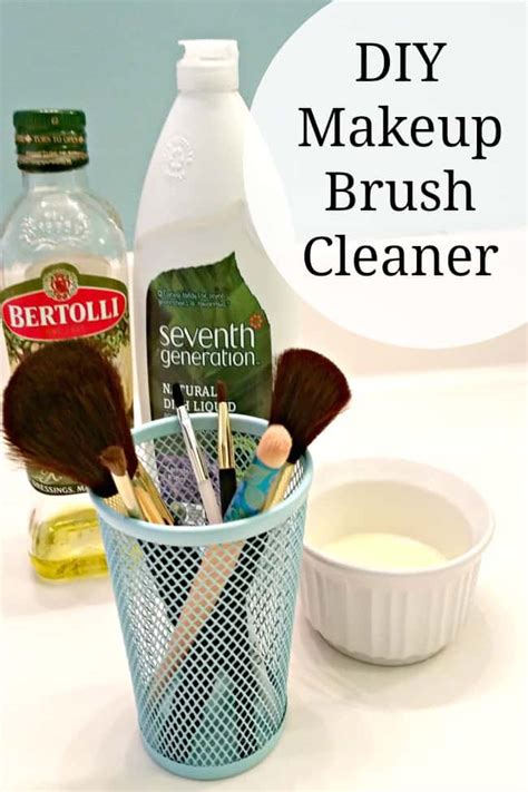 DIY Makeup Brush Cleaner