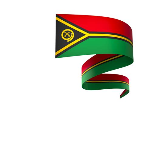 Vanuatu flag element design national independence day banner ribbon png 38250416 PNG