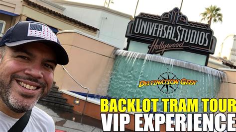 Universal Studios Hollywood VIP Experience | Backlot Tram Tour - YouTube