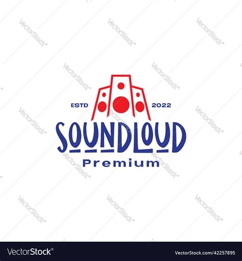 Speaker sound group loud logo design graphic Vector Image