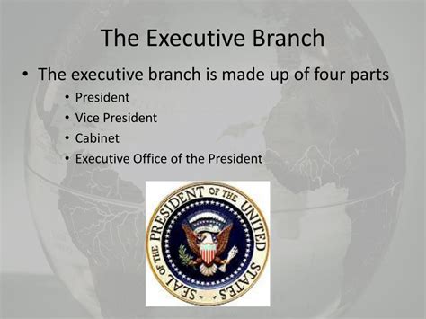 PPT - The Executive Branch PowerPoint Presentation, free download - ID ...