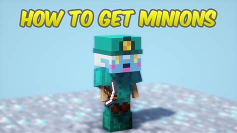 Hypixel Skyblock - How To Get Minions - YouTube