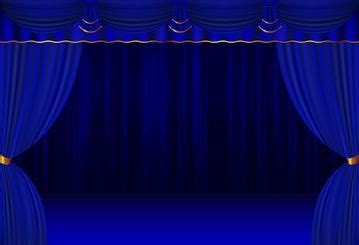 Blue Curtain Stage Backdrop for Events Dance or Theater HU0026 | Camisetas personalizadas ...