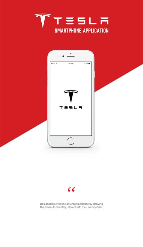 Tesla Application on Behance