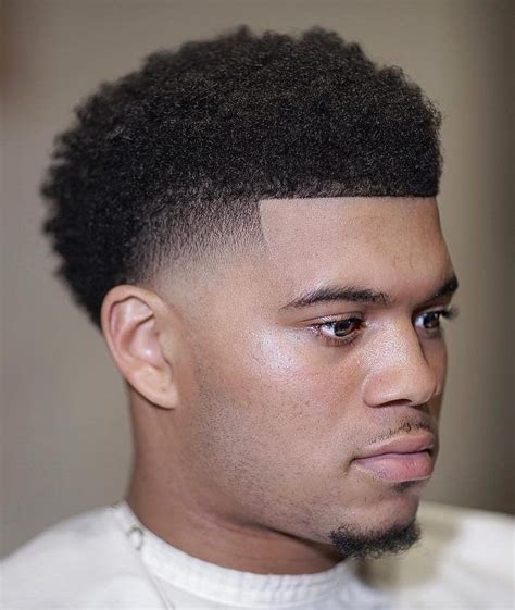 Short Afro + Temple Fade - Men's Haircuts | Temp fade haircut, Mens haircuts fade, Haircuts for men