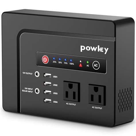 powkey 200Watt Portable Power Bank with AC Outlet, 42,000mAh ...