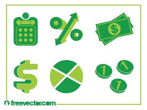 Money Icons Vector Art & Graphics | freevector.com