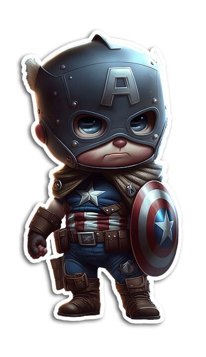 ArtStation - THE CUTE CAP STICKER | Artworks