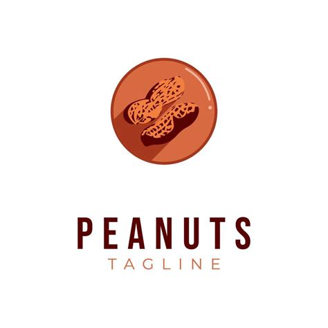 Peanut logo design with modern style 19010971 Vector Art at Vecteezy