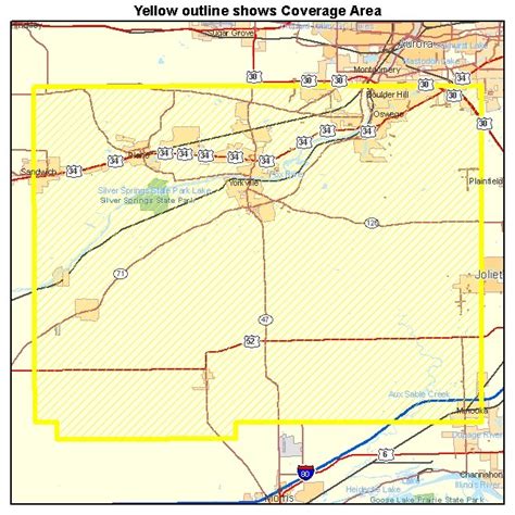 Kendall County IL Aerial Photography 2008 0.5 foot