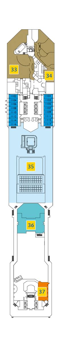Costa Pacifica Deck plan & cabin plan
