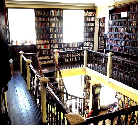 Dr Tony Shaw: Bromley House Library - The first floor, with its superb spiral staircase leading ...