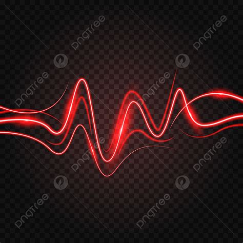 Red Laser Beam Vector PNG Images, Abstract Red Laser Beam Light Effect Illuminated On ...