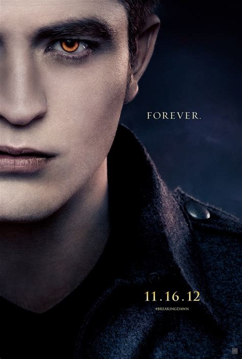 Edward Cullen - Breaking Dawn Part 2 Poster - Breaking Dawn The Movie ...