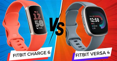 Fitbit Charge 6 Vs Versa 4: Advanced Health Tracking Showdown