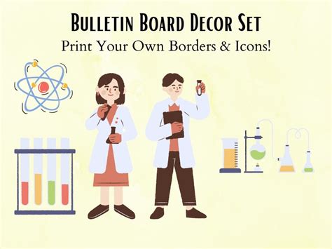 Chemistry Bulletin Board Classroom Decor for Science Teachers, Science Classroom Decor ...