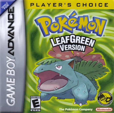 Pokemon LeafGreen Version Box Shot for Game Boy Advance - GameFAQs