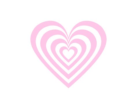 dibujo de corazón rosa y blanco en capas 16349281 PNG