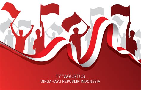 Indonesia Independence Day Background 2852717 Vector Art at Vecteezy