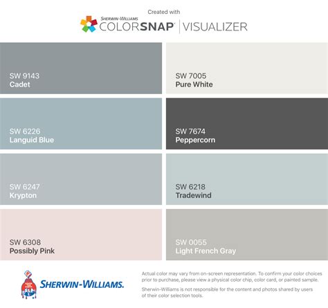 Sherwin Williams Color Visualizer - Coloring