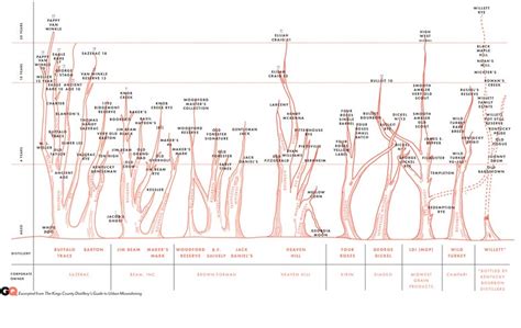 Chart: The Family Tree of Bourbon Whiskey - GQ