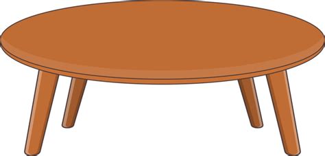 Round Dinner Table Clipart