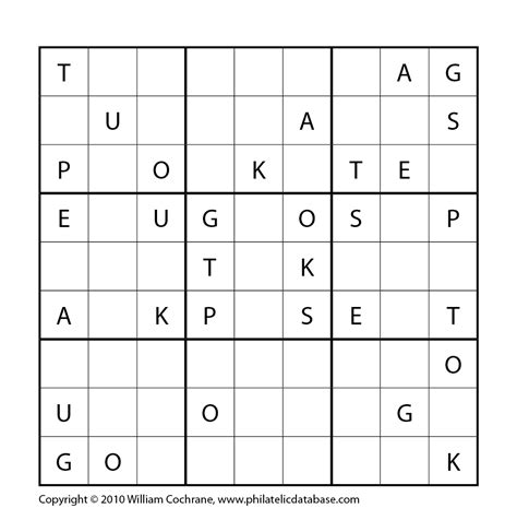 Printable Word Sudoku - Printable Word Searches