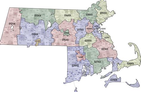 I made a map showcasing the zip code groupings in Rhode Island and Massachusetts : r/RhodeIsland