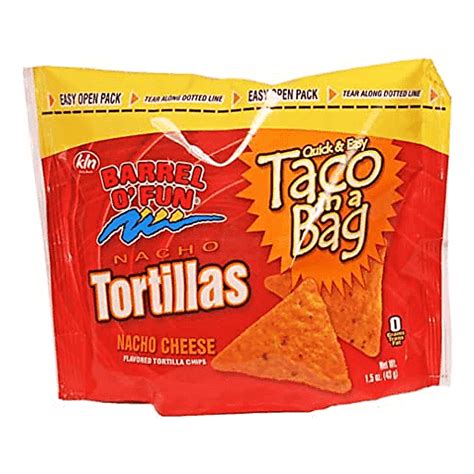 Barrel O Fun Chips Taco In Bag | Tortilla | Service Food Market