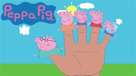 Peppa Pig Finger Family Song - YouTube