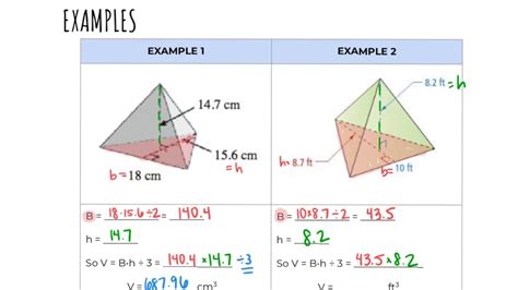 Volume For A Triangular Pyramid