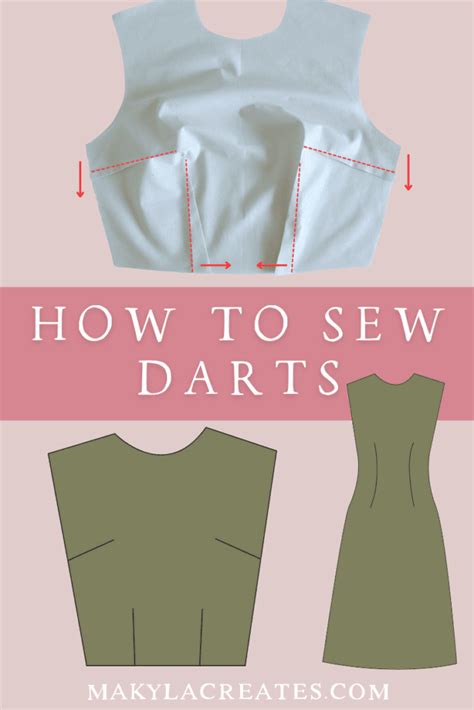 Sewing Darts - How to a Sew Dart - Makyla Creates