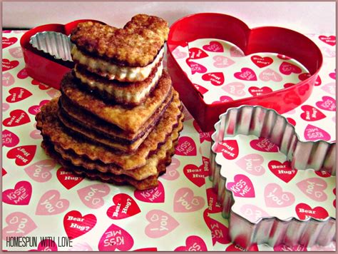 Homespun With Love: Pie Crust Valentine Cookies