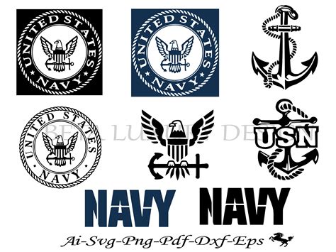 US Navy Logo Cut File, Svg, Dxf, Png, Jpeg | ubicaciondepersonas.cdmx ...