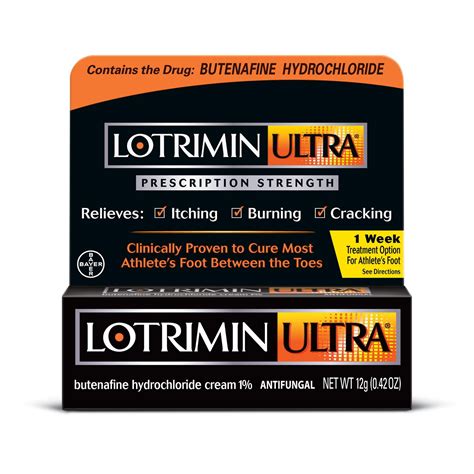 Lotrimin Ultra 1 Week Athlete's Foot Treatment Cream, 0.42 Ounce Tube - Walmart.com - Walmart.com